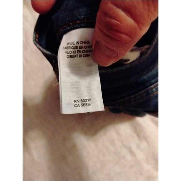 Lucky Brand Jeans Mens 33x32 Blue 221 Original Straight Dark Wash Denim - Picture 8 of 9